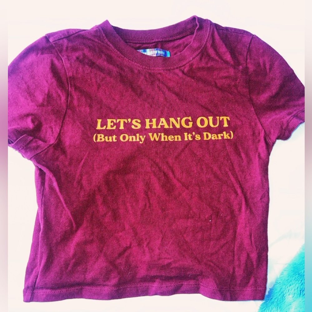 Urban outfitters fitted cropped tee